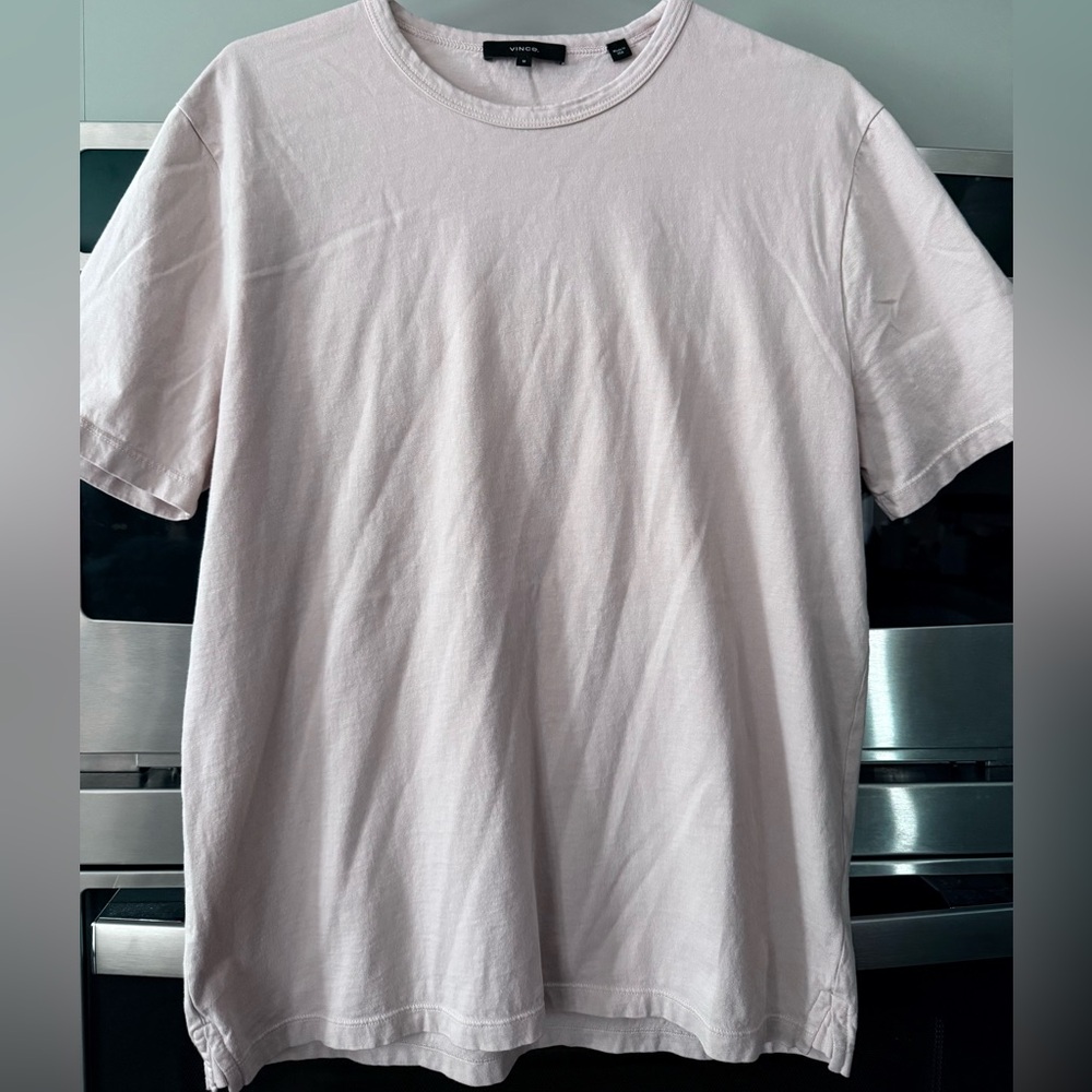 Vince Light Pink Short Sleeve Tee
